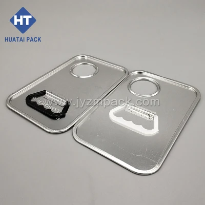 Fabricant supérieur et inférieur de fer blanc de composants de boîte de conserve carrée